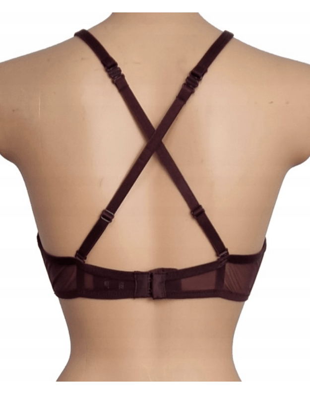 Beldona 75B dydžio purpurinė aksominė liemenėlė Destimona 2