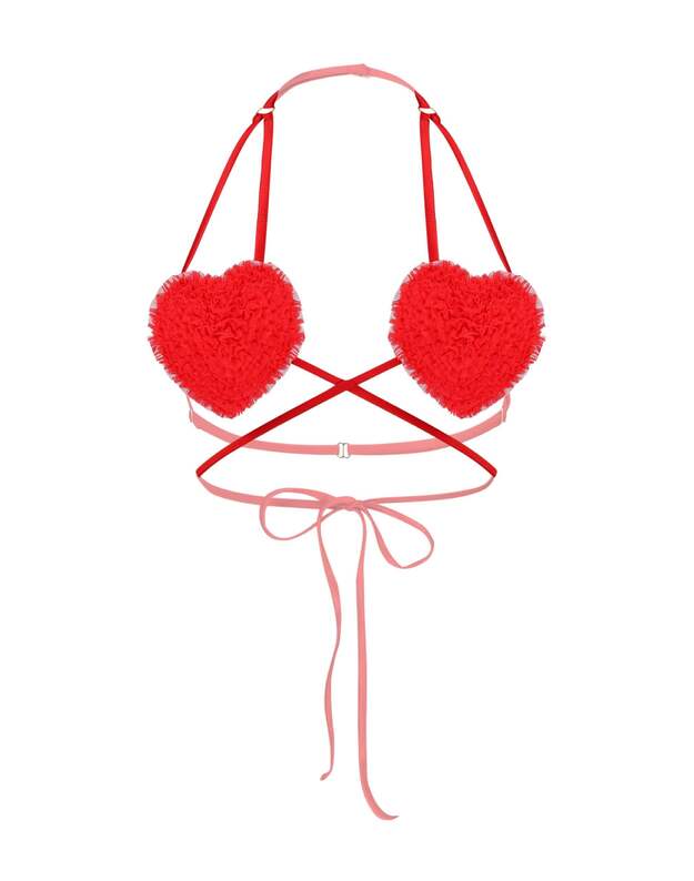 Baed stories raudonas seksualus komplektas Double heart 3