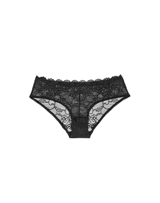 Triumph XS didžio juodos spalvos kelnaitės iš nėrinių Tempting Lace Hipster 3