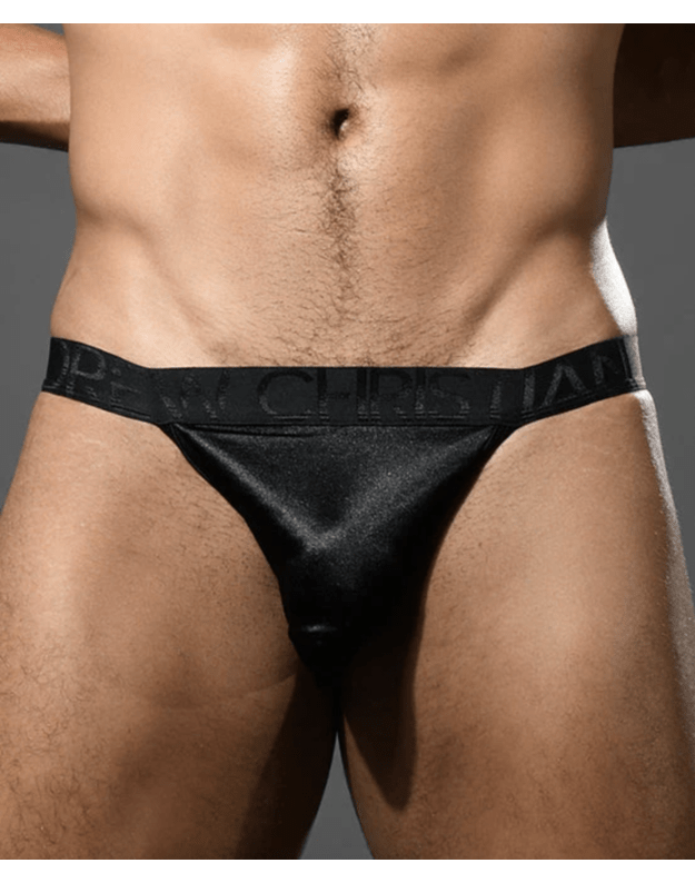 Andrew Christian Onyx Euro Brief ALMOST NAKED vyriškos juodos kelnaitės