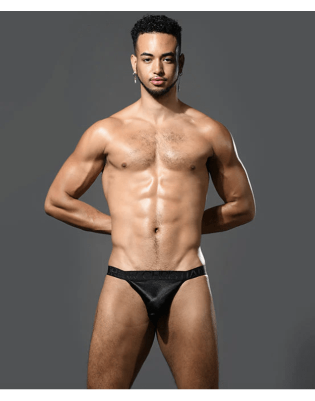 Andrew Christian Onyx Euro Brief ALMOST NAKED vyriškos juodos kelnaitės