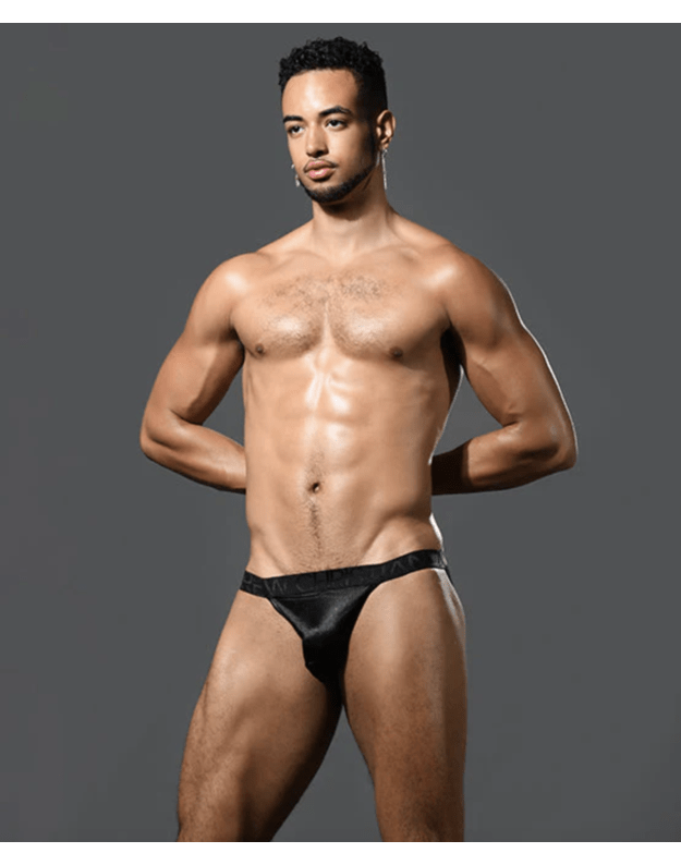 Andrew Christian Onyx Euro Brief ALMOST NAKED vyriškos juodos kelnaitės