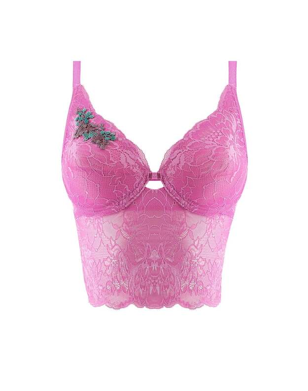 Triumph rausvos spalvos soft liemenėlė Triumph Amourette Summer Charm bustier