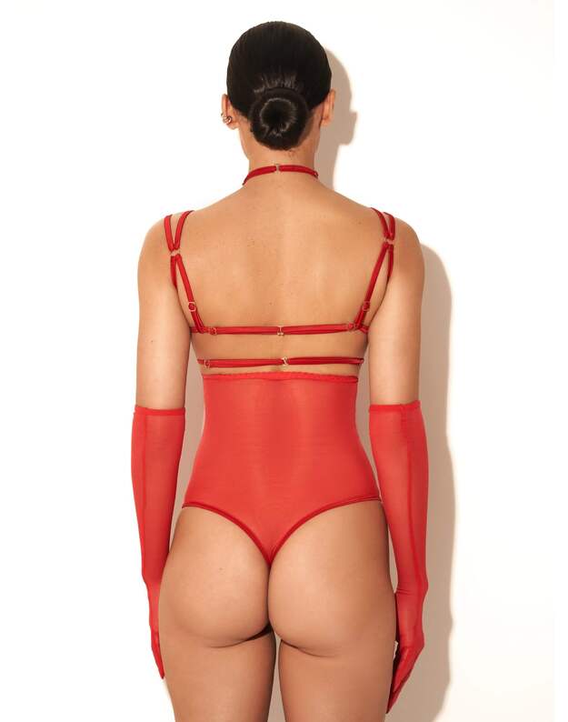 Baed stories raudonas seksualus komplektas Heart on 2