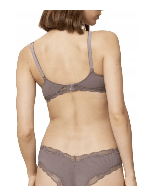 Triumph pilkos spalvos liemenėlė maitinančiai natural spotlight maternity 2