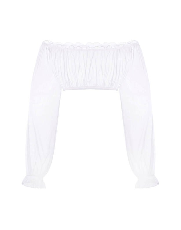 Baed stories baltas seksualus komplektas Pearl 13