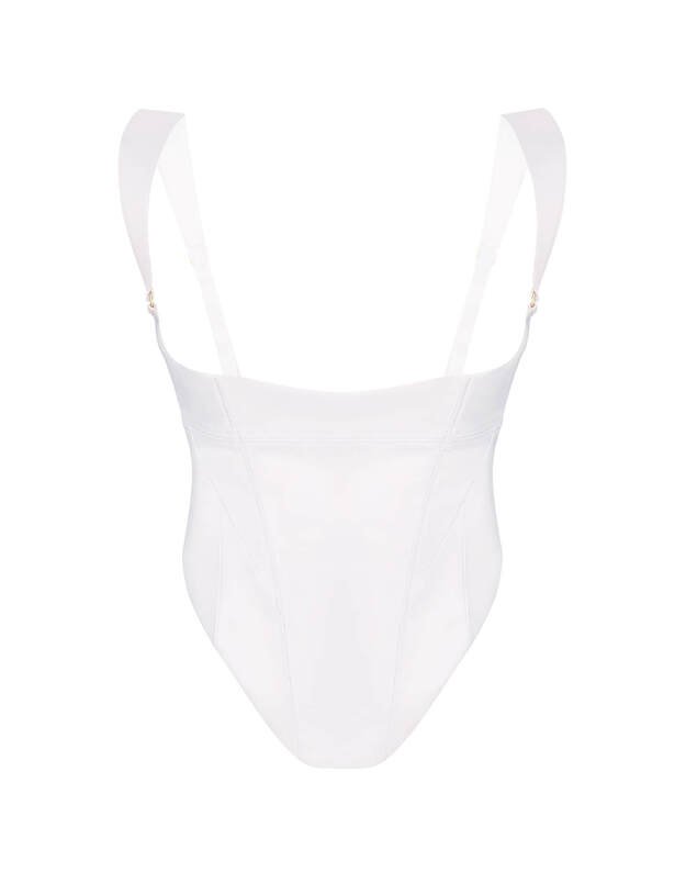 Baed stories baltas seksualus komplektas Pearl 9