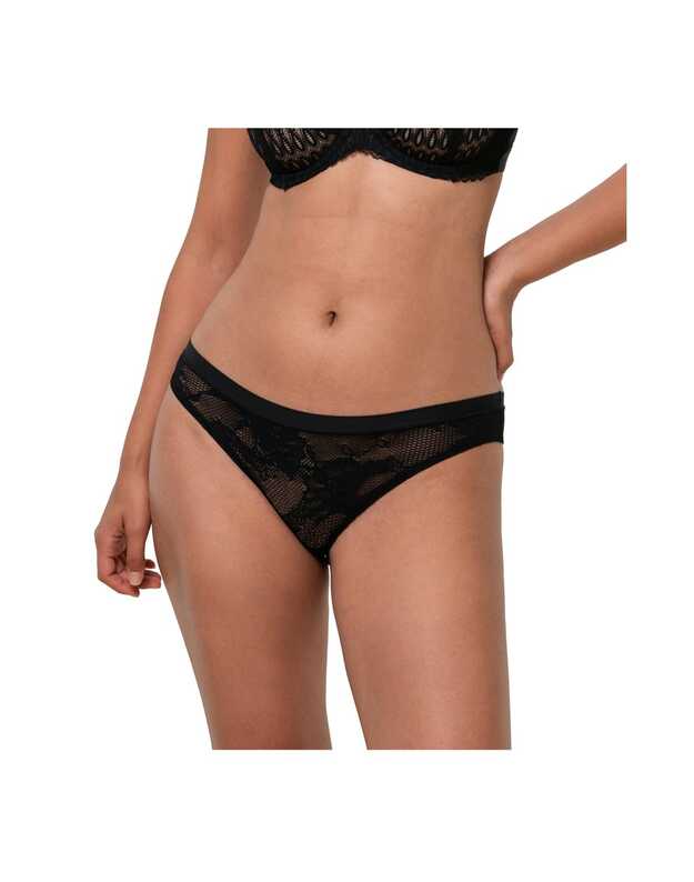 Triumph moteriškos universalios 2 dydžio Smart Deco braziliškos juodos kelnaitės EX