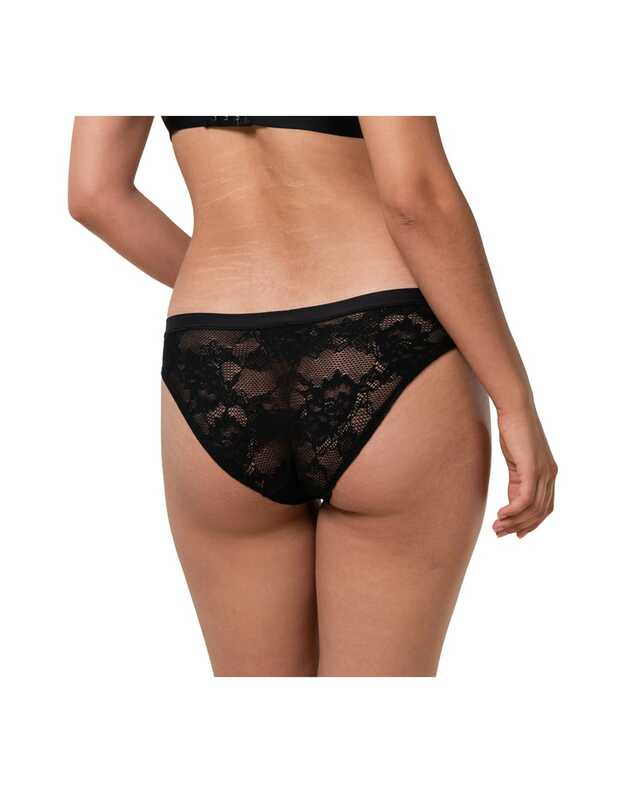 Triumph moteriškos universalios 2 dydžio Smart Deco braziliškos juodos kelnaitės EX 2