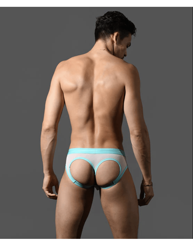 Andrew Christian Naked Truth Capsule See-Through Bubble Butt Jock w/ ALMOST NAKED balti jockstrap'ai