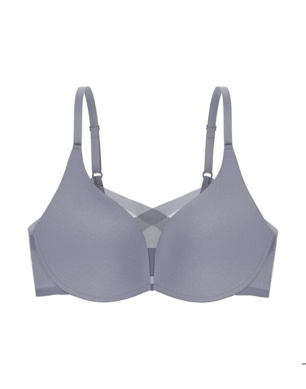 Triumph 02 dydžio pilkos spalvos  liemenėlė Shape smart melange P 2