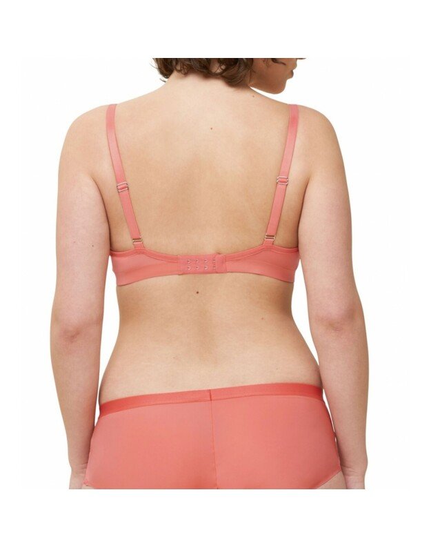 Triumph 90D dydžio koralo spalvos liemenėlė Aura Spotlight W 1