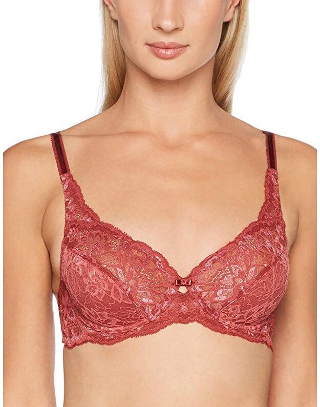 Triumph 95C bordo spalvos soft liemenėlė Amourette Charm W