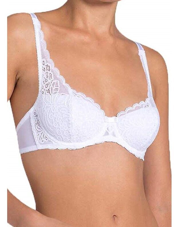 Triumph 75E balta soft liemenėlė Amourette Spotlight WHP01