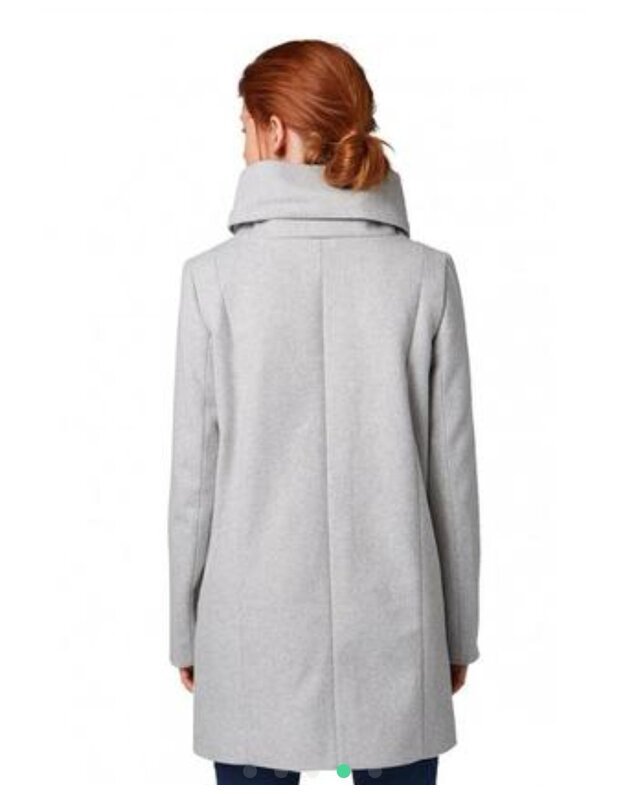 Tom Tailor XL(42) dydžio pilkos spalvos moteriškas rudeninis paltas Tom Tailor 10367