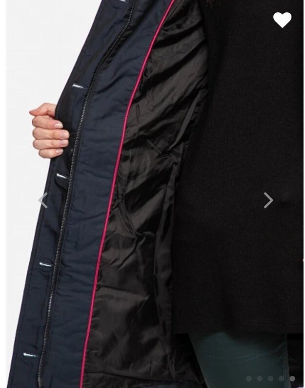 Tom Tailor XXXL(46) dydžio juodos spalvos šilta moteriška striukė žiemai Tom Tailor 14482