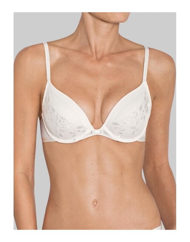 Triumph 80G dydžio pieno spalvos push-up liemenėlė Sexy Angel Spothlight WHU 01