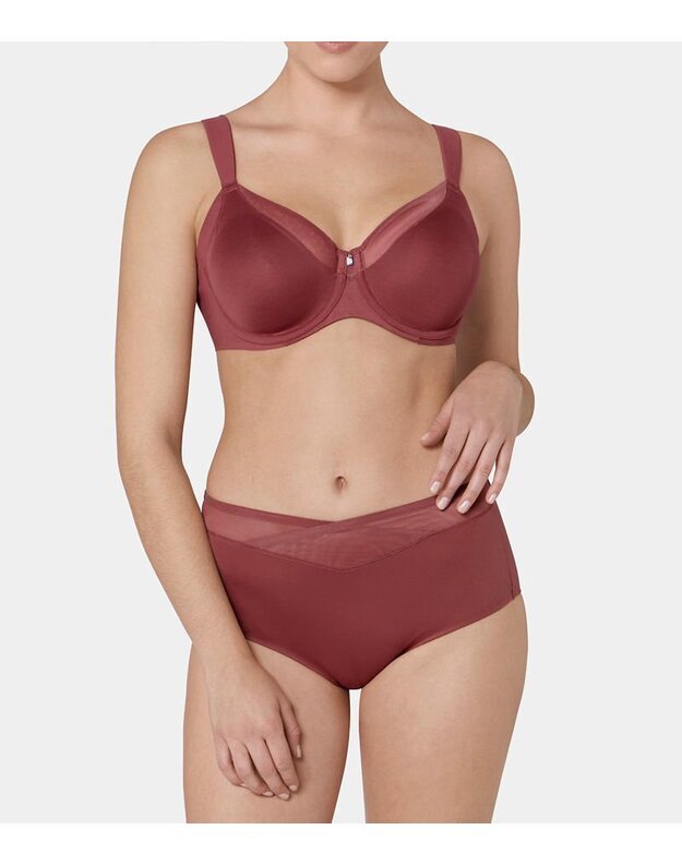 Triumph 40(L)  dydžio bordo spalvos koreguojančios  kelnaitės  True Shape Sensation Maxi