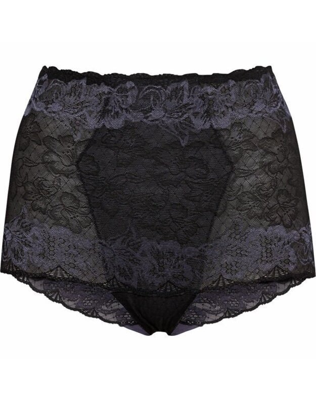 Triumph 38(M) dydžio juodos spalvos nėriniuotos  kelnaitės Magic  Wire Lite Maxi