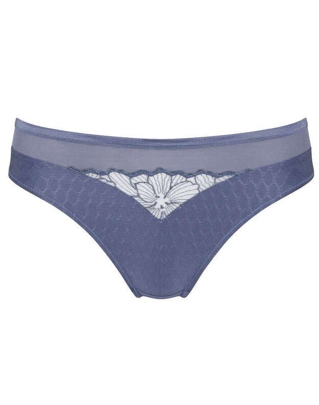 Triumph 44(XXL) dydžio melsvos spalvos  prabangios kelnaitės  Azalea Florale Tai 1