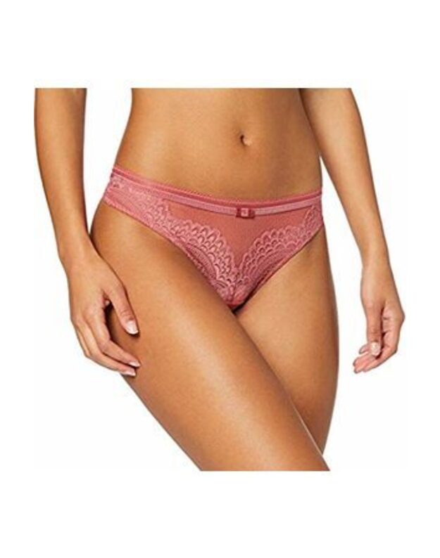 Triumph 42(XL) dydžio koralo spalvos stringai Beauty-full Darling string 1